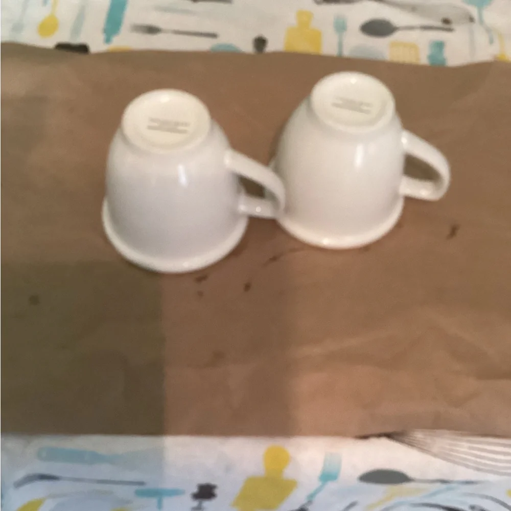 Pottery Barn 2 large cups /Mugs
